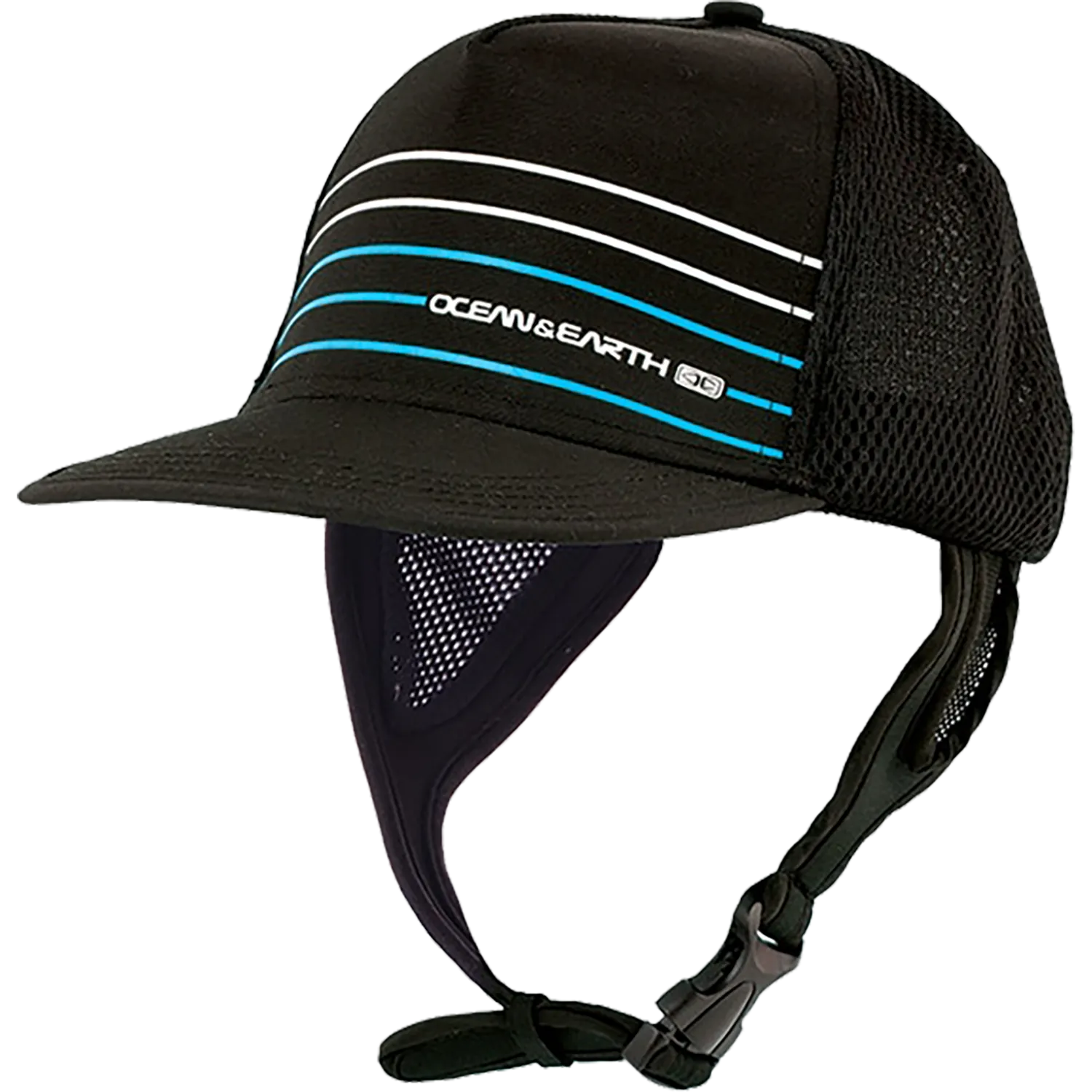 Ocean and Earth Mens Kuta Mesh Trucker Surf Cap Adjustable Blue