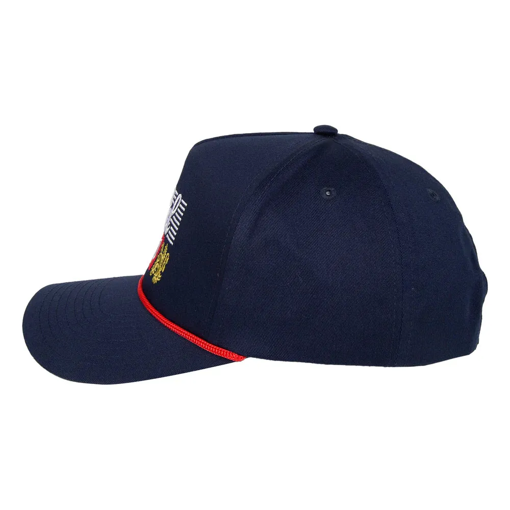 OLD ROW BANQUET ROPE HAT - NAVY