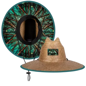 Palms Under Brim Straw Hat | Mangroves