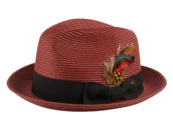 Poly Braid Straw Fedora