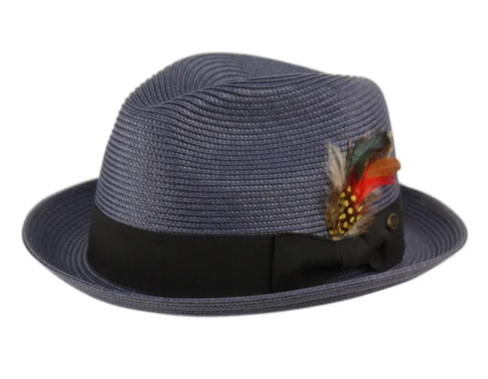 Poly Braid Straw Fedora