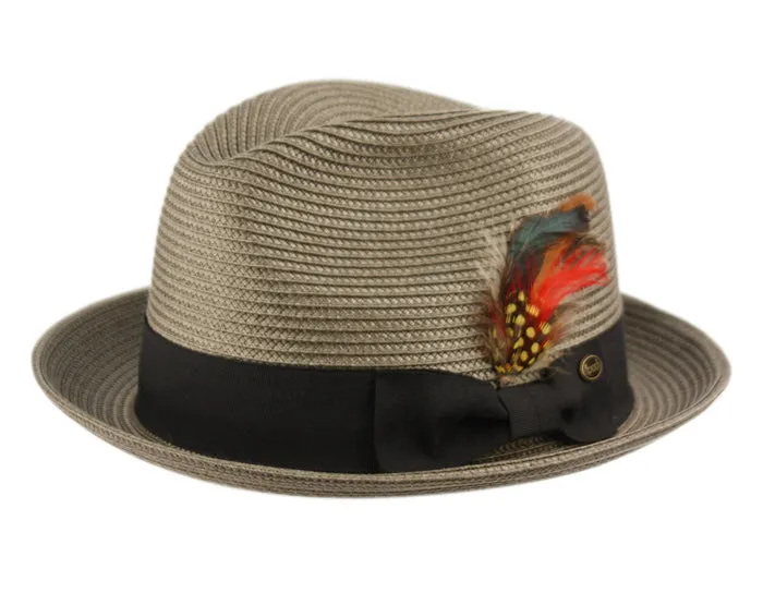 Poly Braid Straw Fedora