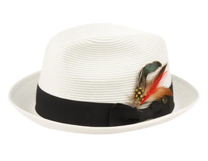Poly Braid Straw Fedora