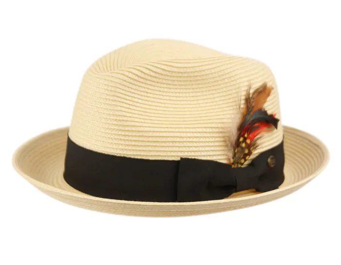 Poly Braid Straw Fedora