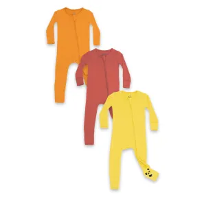Primary Playtime Bundle - Bamboo Convertible Footies