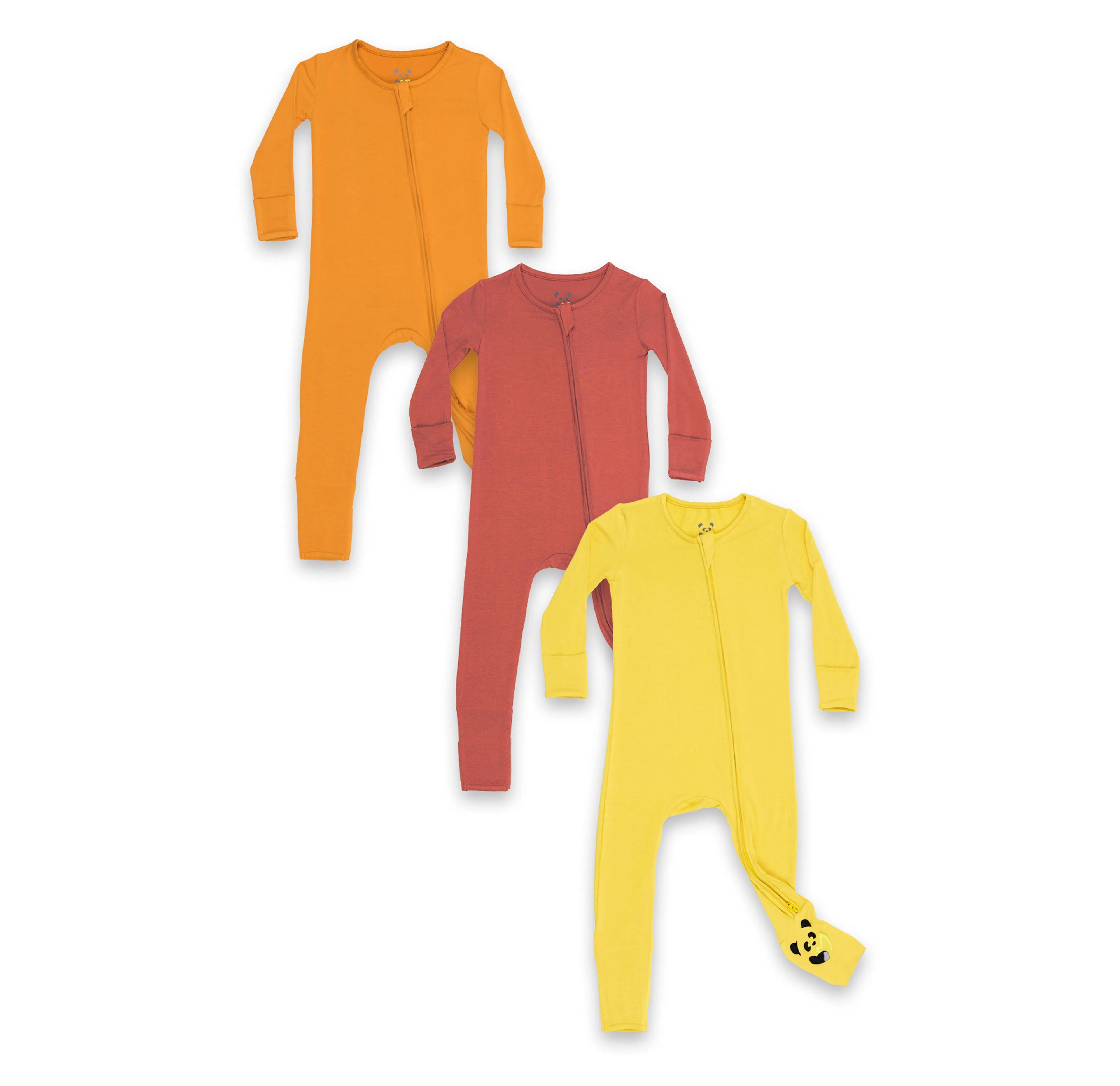 Primary Playtime Bundle - Bamboo Convertible Footies