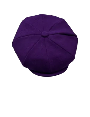 Purple Men’s Apple Hat 100% Wool Men's casual cap