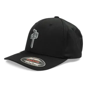 RDS FlexFit OG Puffy Hat, Black Grey