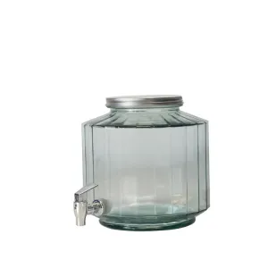 Recycled Glass 6-Quart Beverage Dispenser