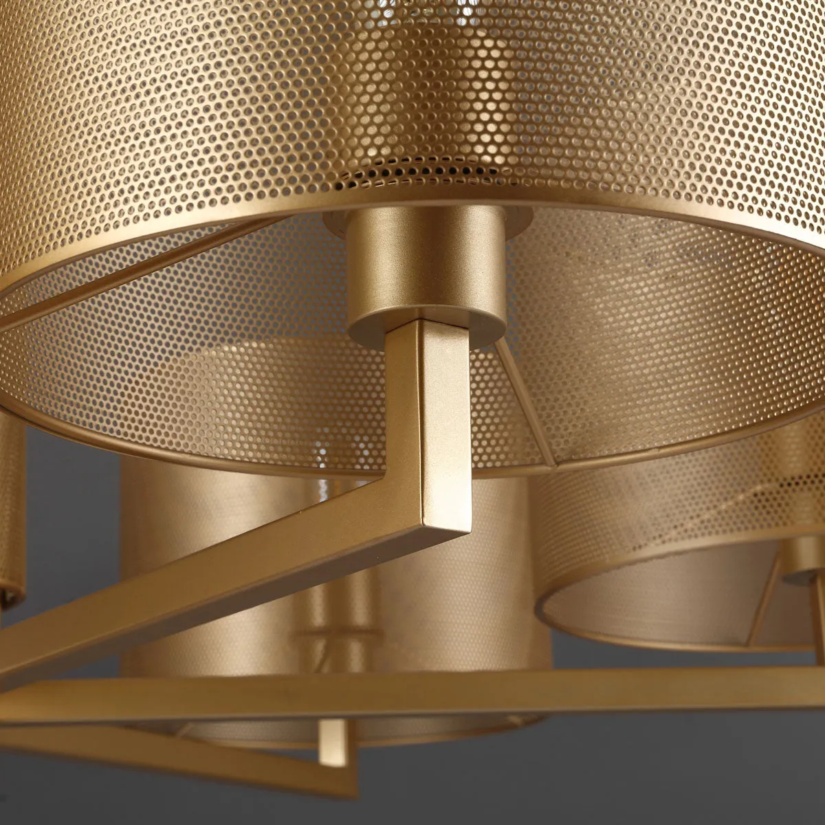 Safavieh Couture Zachaeus Metal 6 Light Chandelier, CTL1052