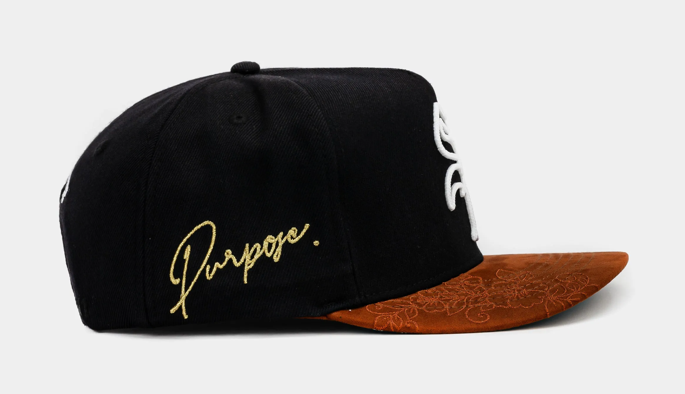 San Francisco Dreams Dont Sleep Snapback Mens Hat (Black/Orange)