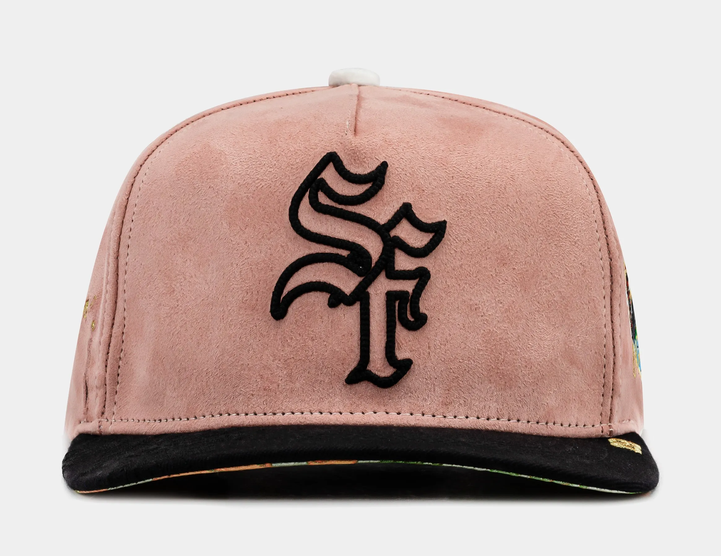 San Francisco Dreams Dont Sleep Snapback Mens Hat (Black/Pink)