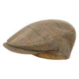 Schoffel Ptarmigan Countryman Mens Tweed Flat Cap - Arran Tweed