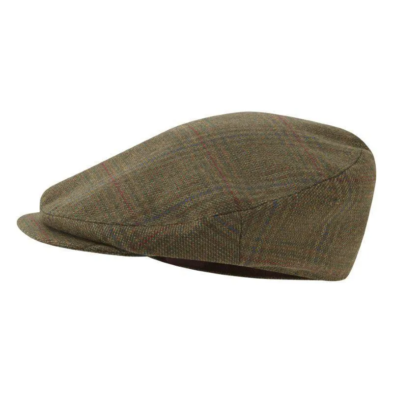 Schoffel Ptarmigan Countryman Tweed Cap - Buckingham Tweed