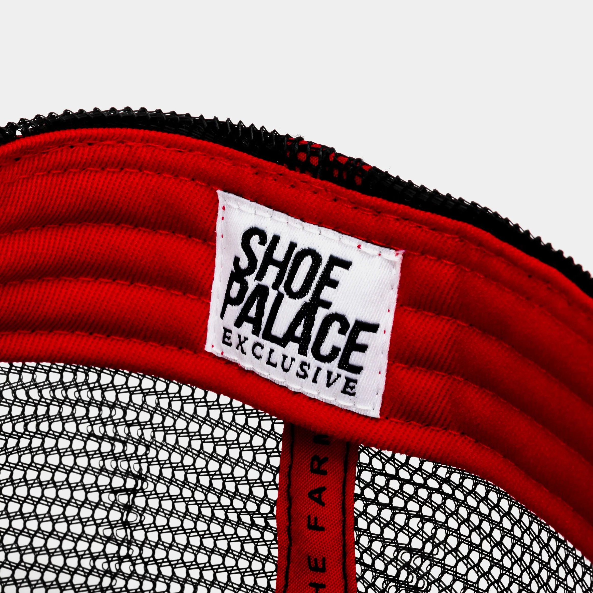 Shoe Palace Exclusive Wolf Palace Trucker Mens Hat (Red/Black)
