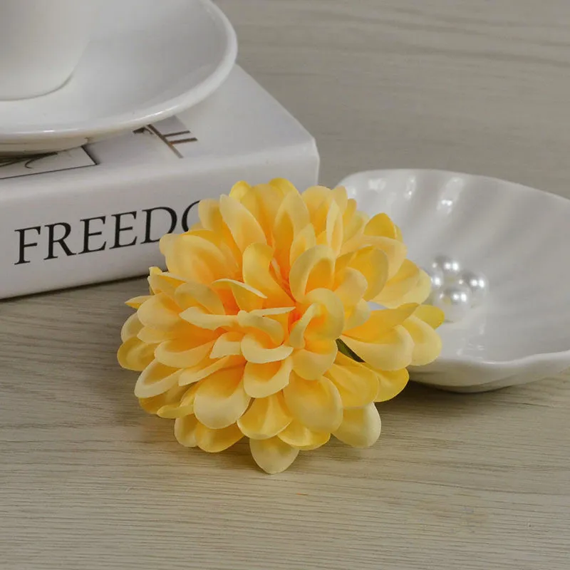 Silk Dahlia Bulk Artificial Flower Small Heads 7cm