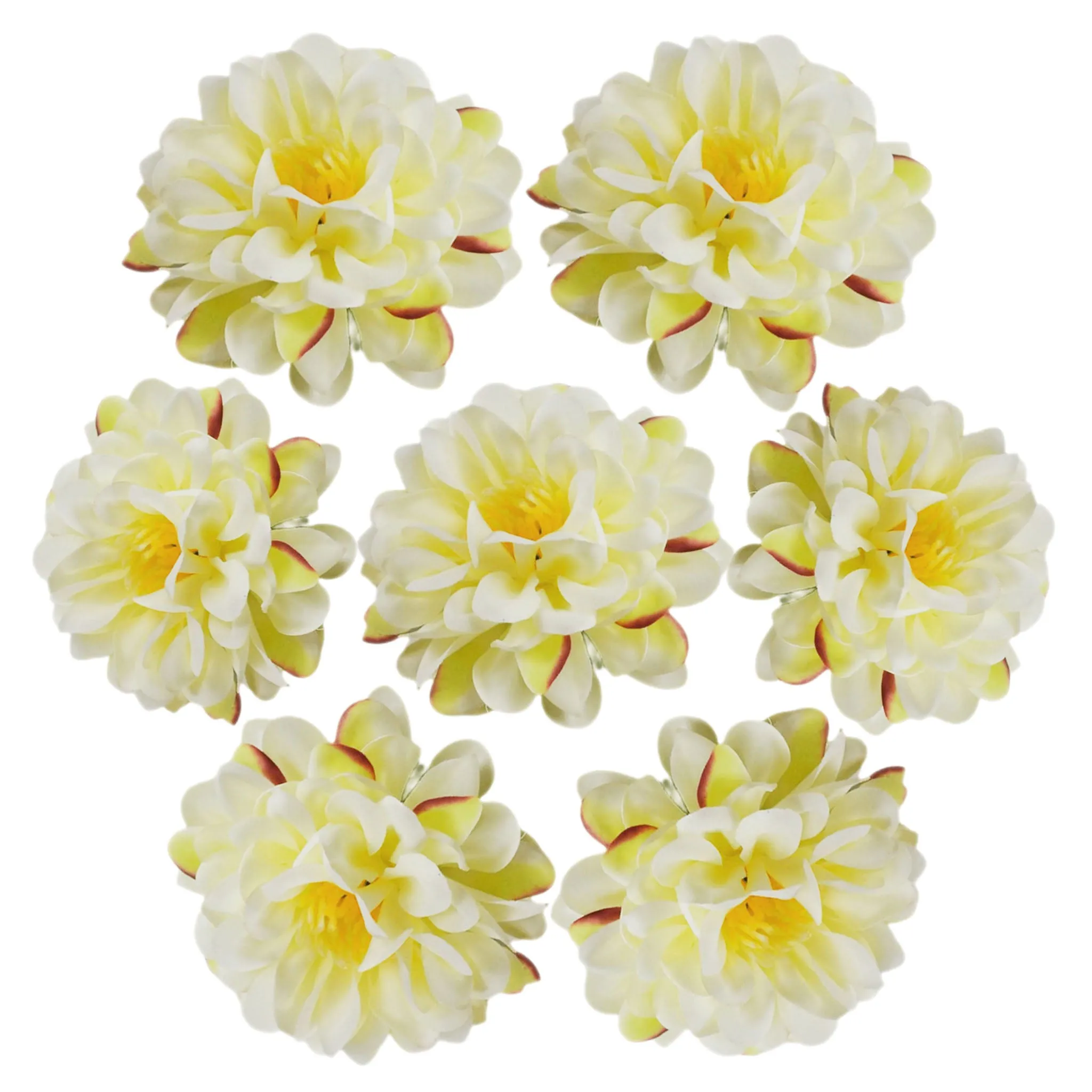 Silk Dahlia Bulk Artificial Flower Small Heads 7cm