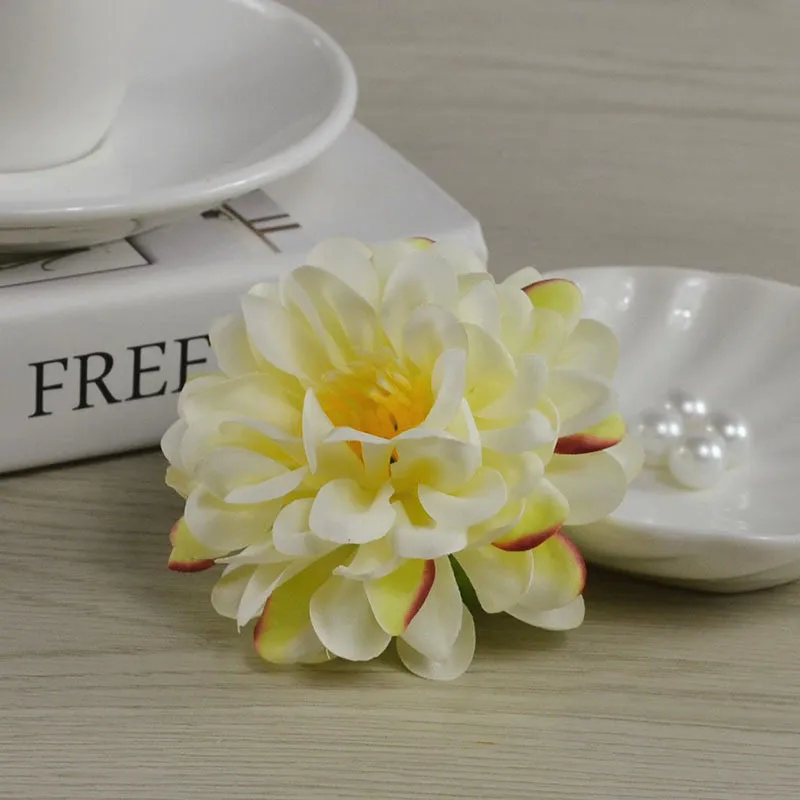 Silk Dahlia Bulk Artificial Flower Small Heads 7cm