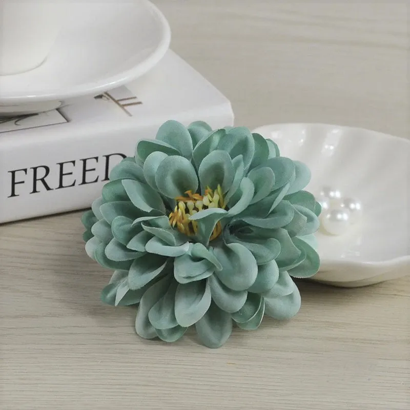 Silk Dahlia Bulk Artificial Flower Small Heads 7cm