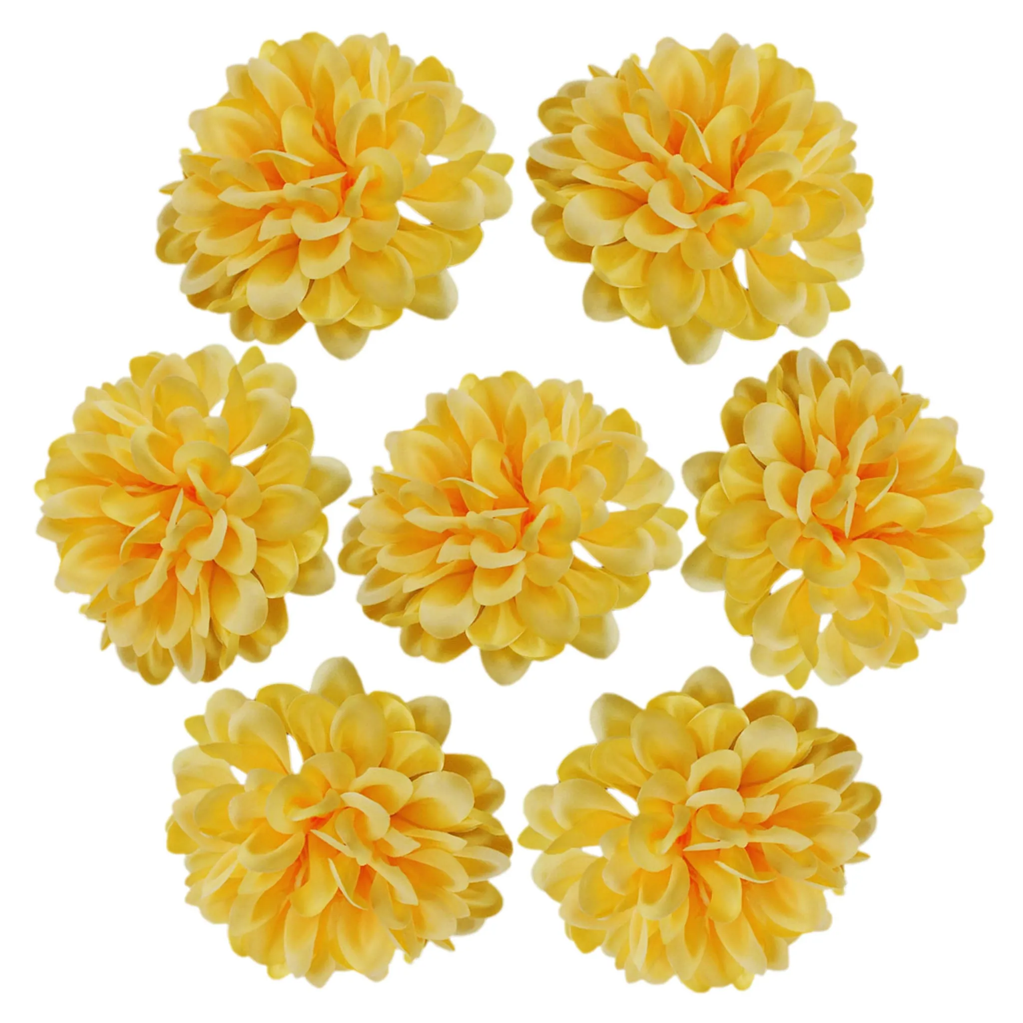 Silk Dahlia Bulk Artificial Flower Small Heads 7cm