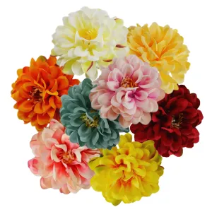 Silk Dahlia Bulk Artificial Flower Small Heads 7cm