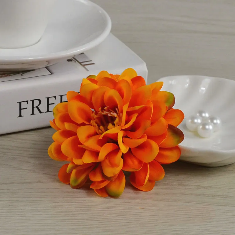 Silk Dahlia Bulk Artificial Flower Small Heads 7cm