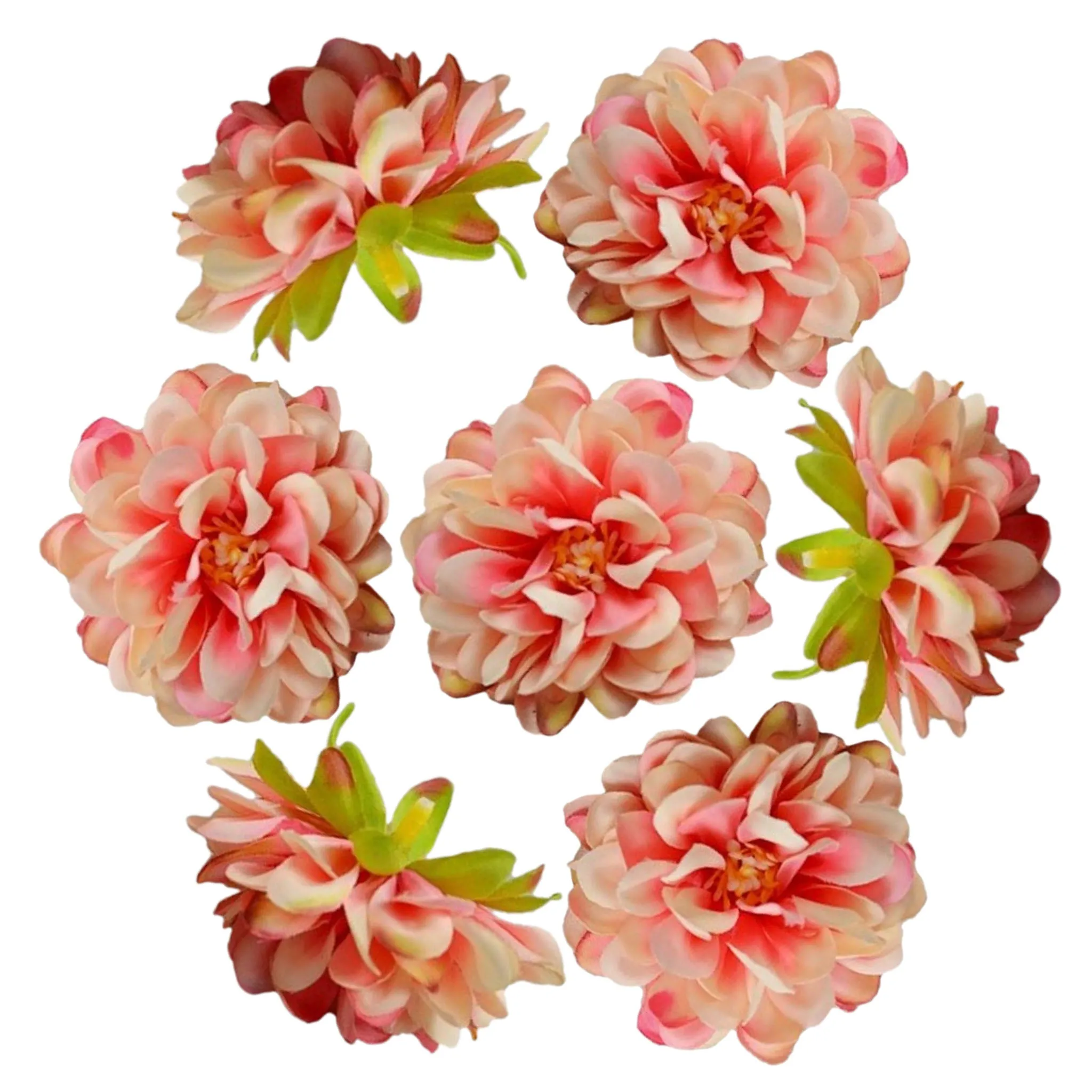 Silk Dahlia Bulk Artificial Flower Small Heads 7cm