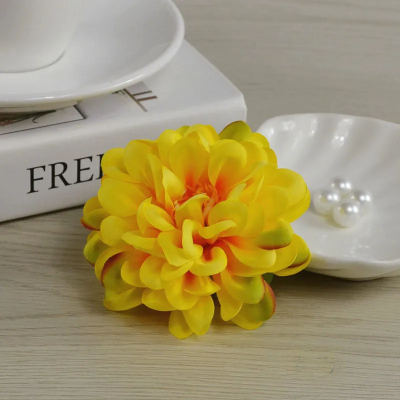 Silk Dahlia Bulk Artificial Flower Small Heads 7cm