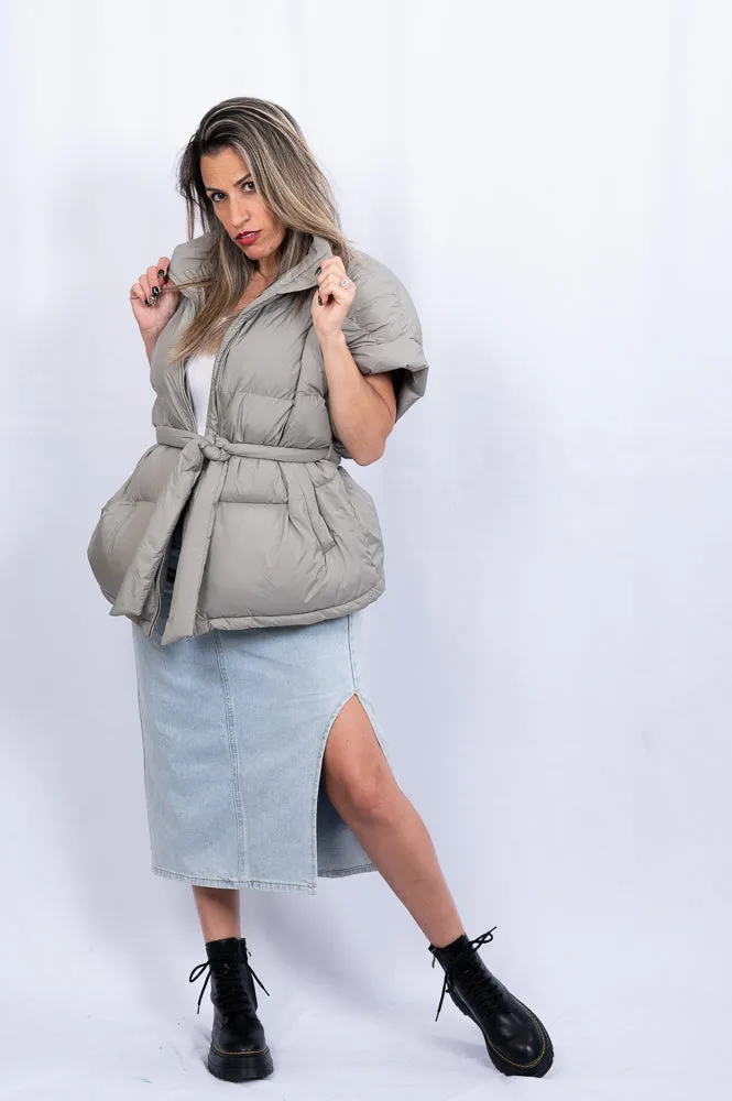 Sleeveless puffer vest | JACKIE