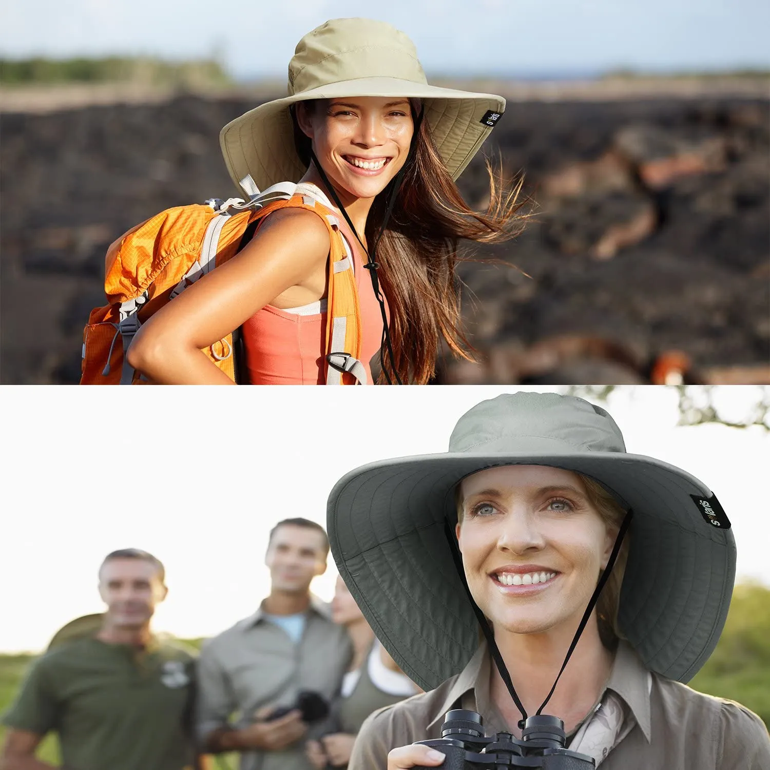 Solaris Wide Brim Sun Hat UPF 50  Outdoor Sun Protection