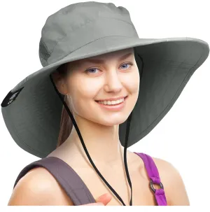 Solaris Wide Brim Sun Hat UPF 50  Outdoor Sun Protection