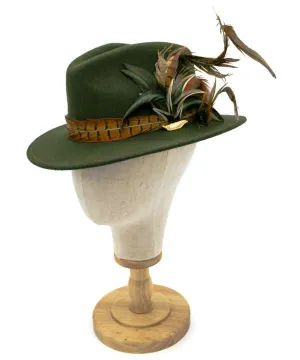 The Isabella in Emerald Green (Mixed Feathers)