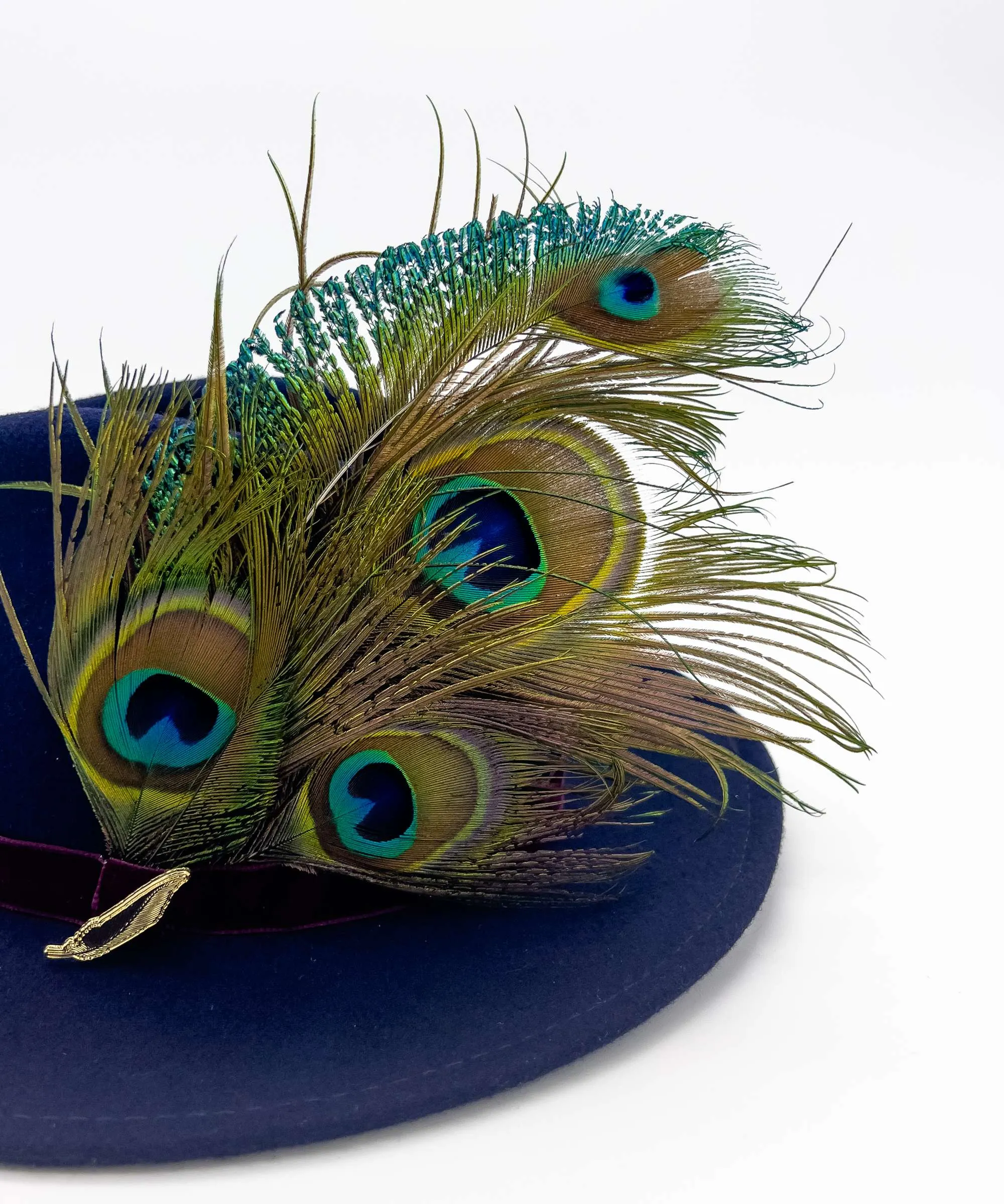 The Isabella in Navy (Peacock Feathers)