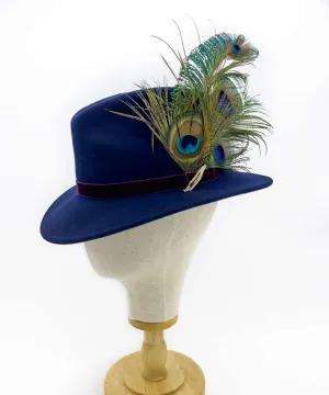 The Isabella in Navy (Peacock Feathers)
