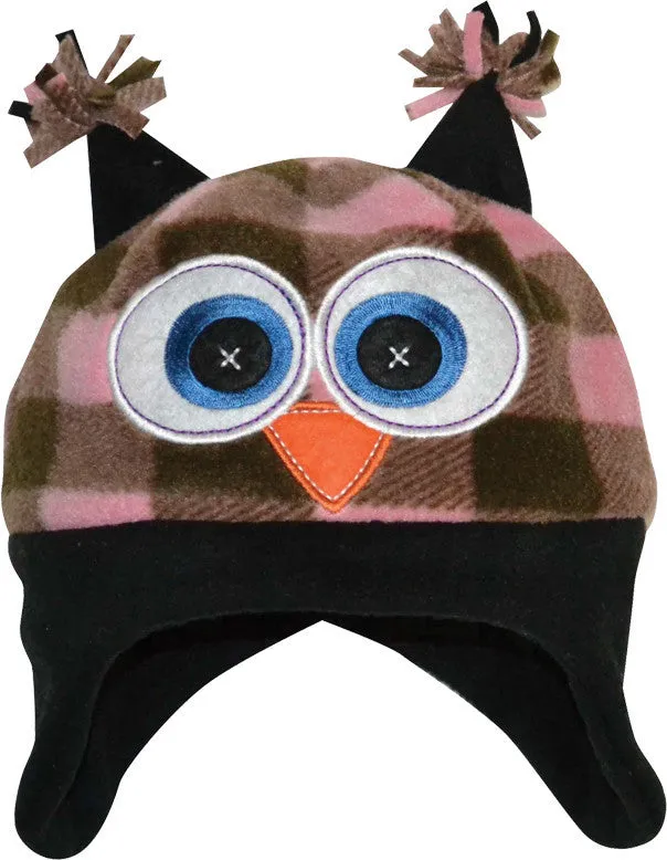 TODDLER PLAID PEEK-A-BOO PULL ON HAT