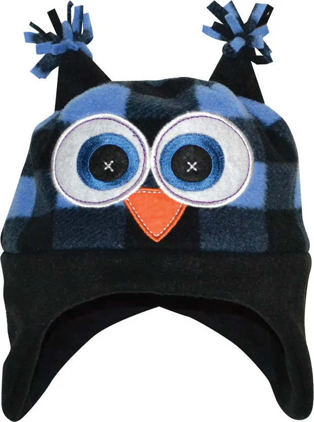 TODDLER PLAID PEEK-A-BOO PULL ON HAT