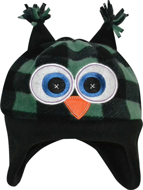 TODDLER PLAID PEEK-A-BOO PULL ON HAT