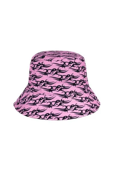 TRIBAL LOVE BUCKET HAT - PINK