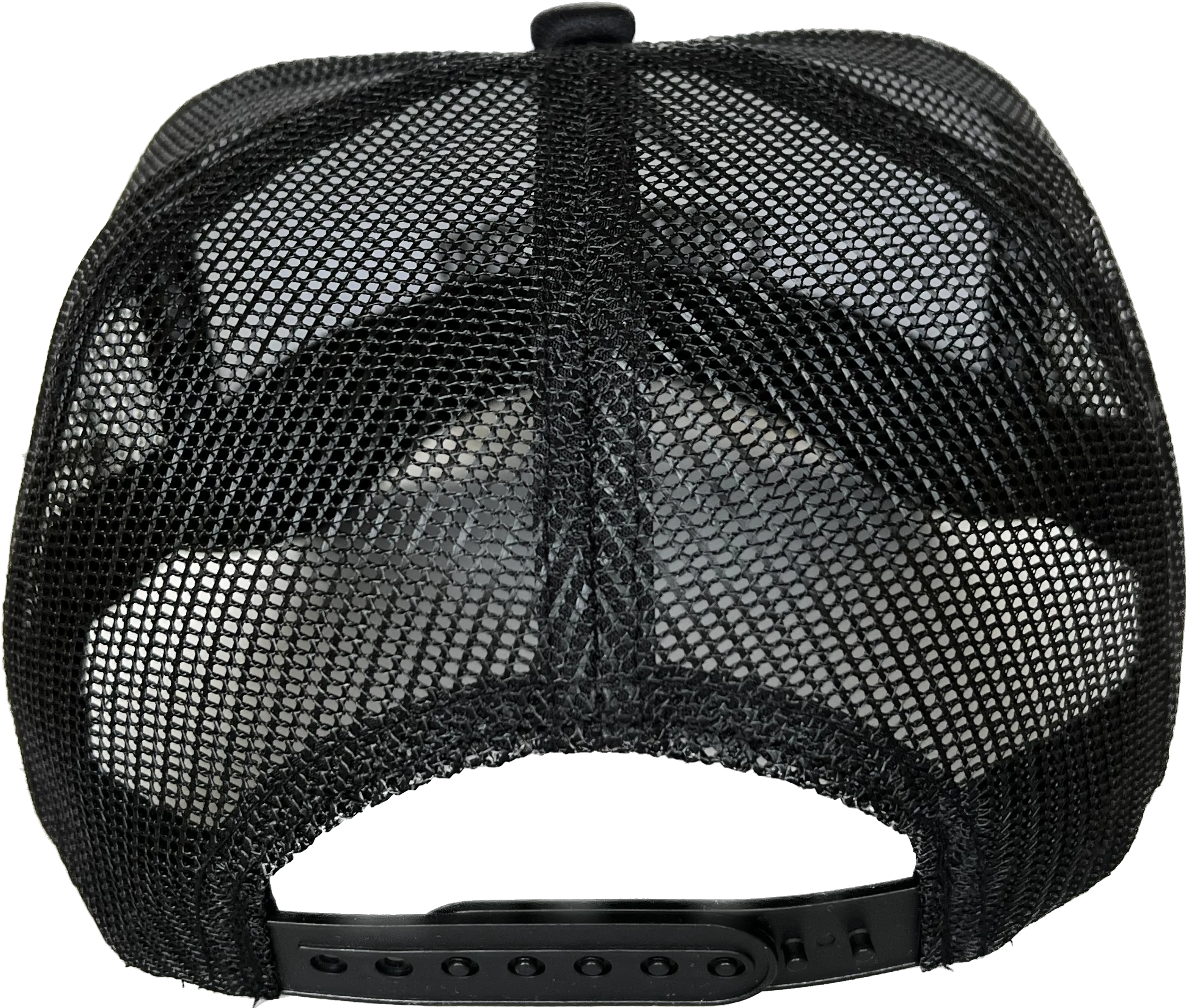Trucker Embroidery Hats - Black/White