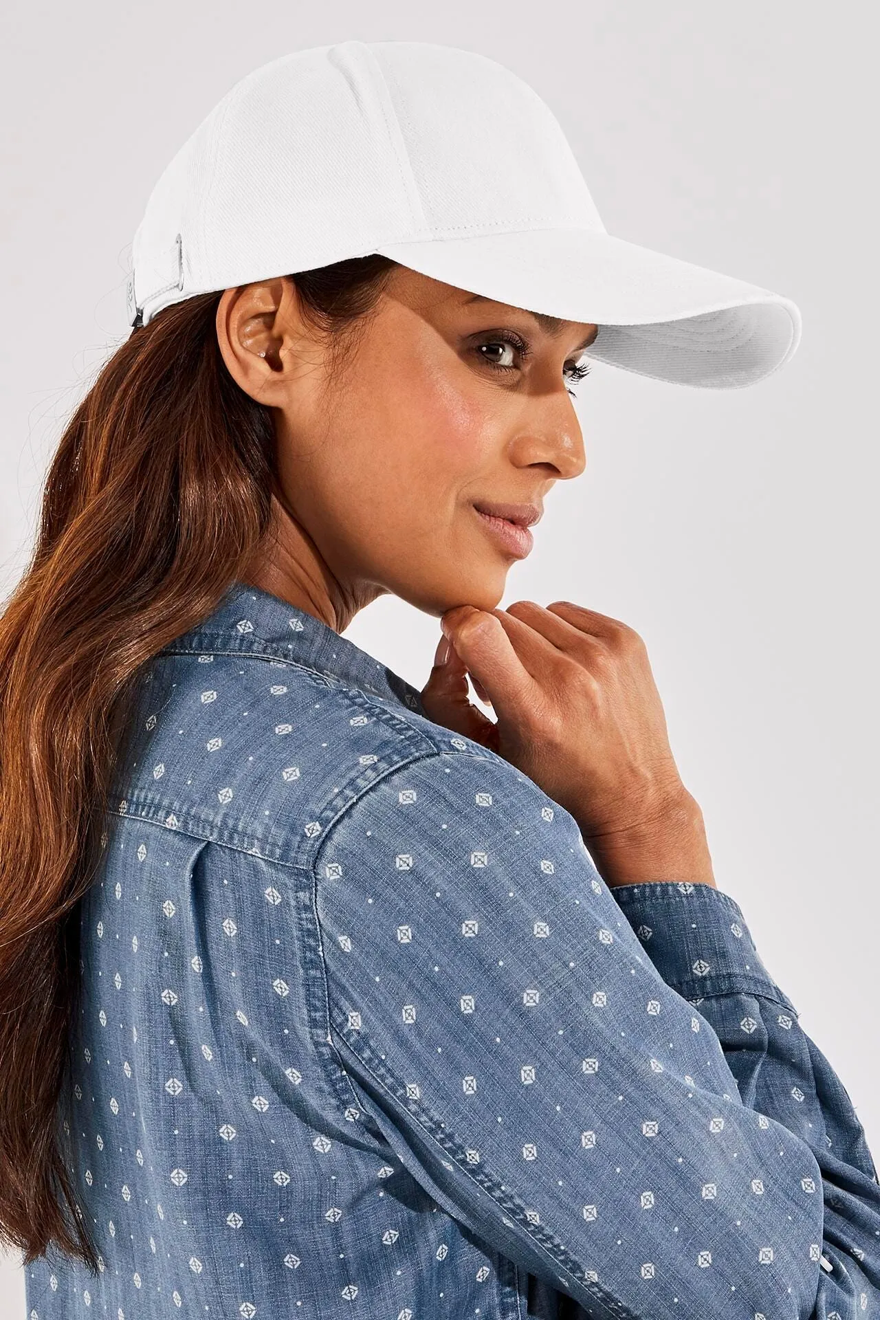 Unisex Zayne Cotton Ball Cap  |  White