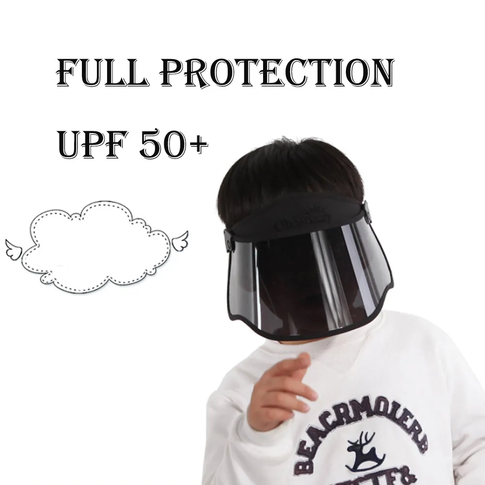 US Stock Kid's Sun Protective Visor Hat UPF 50  Clearance Price