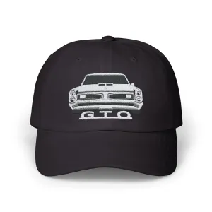 White Grey 1966 Pontiac GTO Hat,CAP, Classic Car Gift EMBROIDERY EMBROIDERED