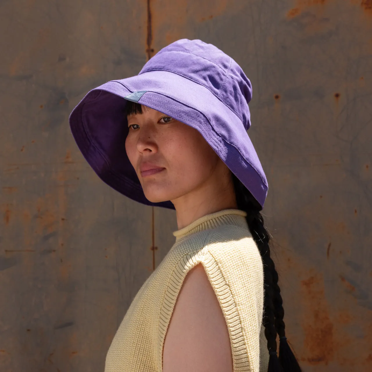 Wide Brim Hat Sofie - 100% Organic Cotton - UV60  (Child-Adults)