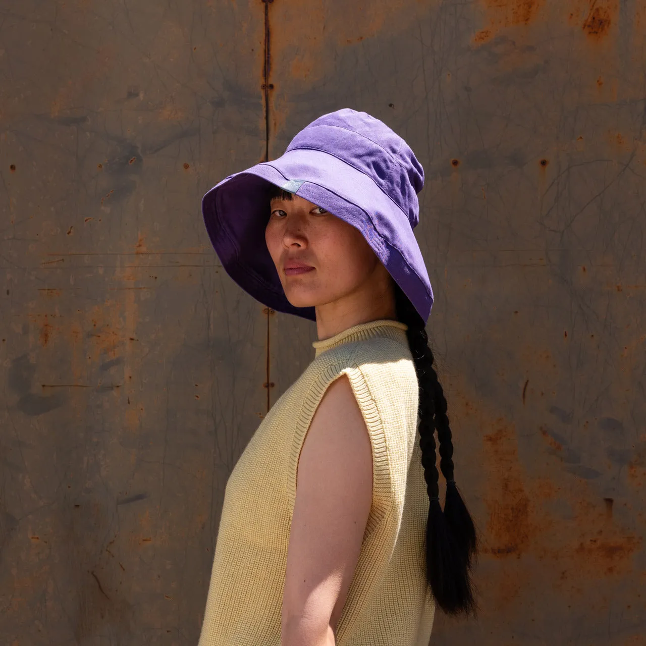 Wide Brim Hat Sofie - 100% Organic Cotton - UV60  (Child-Adults)