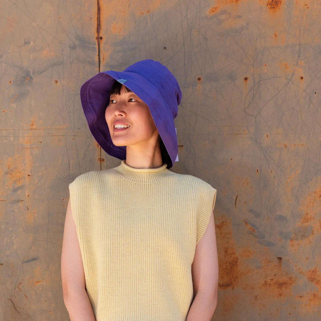 Wide Brim Hat Sofie - 100% Organic Cotton - UV60  (Child-Adults)