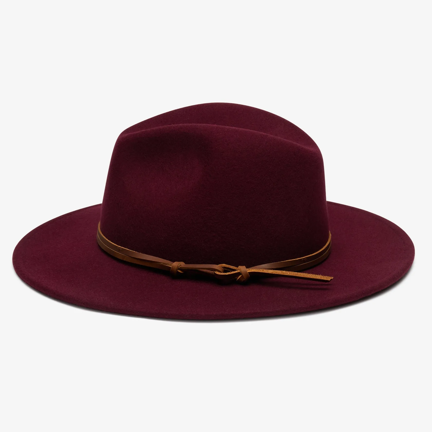 Wyeth Hats Billie Fedora Hat in Wine